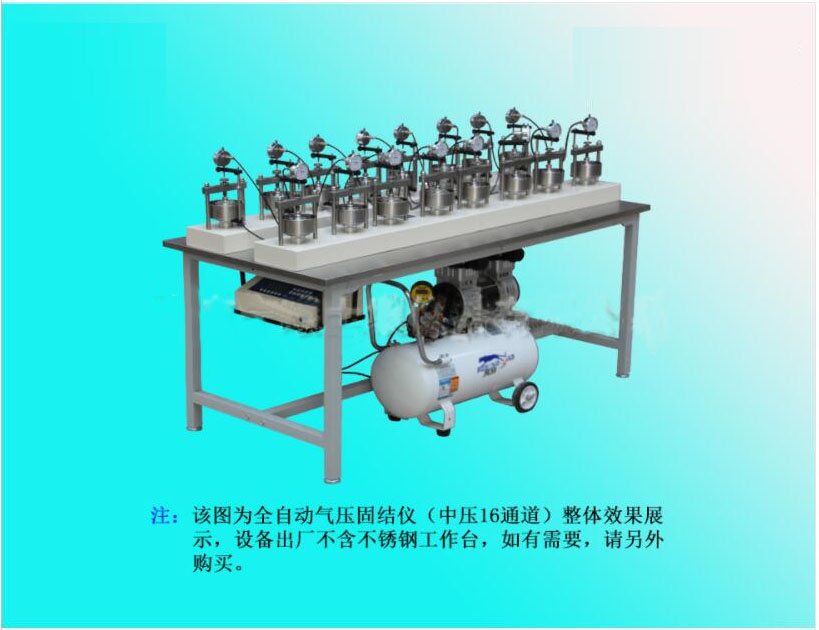 GZQ-1型十六聯(lián)全自動(dòng)氣壓固結(jié)儀(高、中壓)